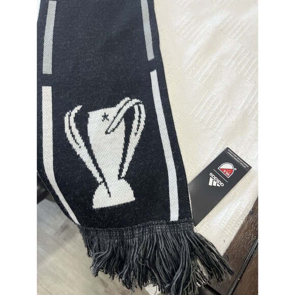 Adidas Official Atlanta United FC 2018 MLS Cup Champions Gray Black Scarf NWT - Picture 3 of 8